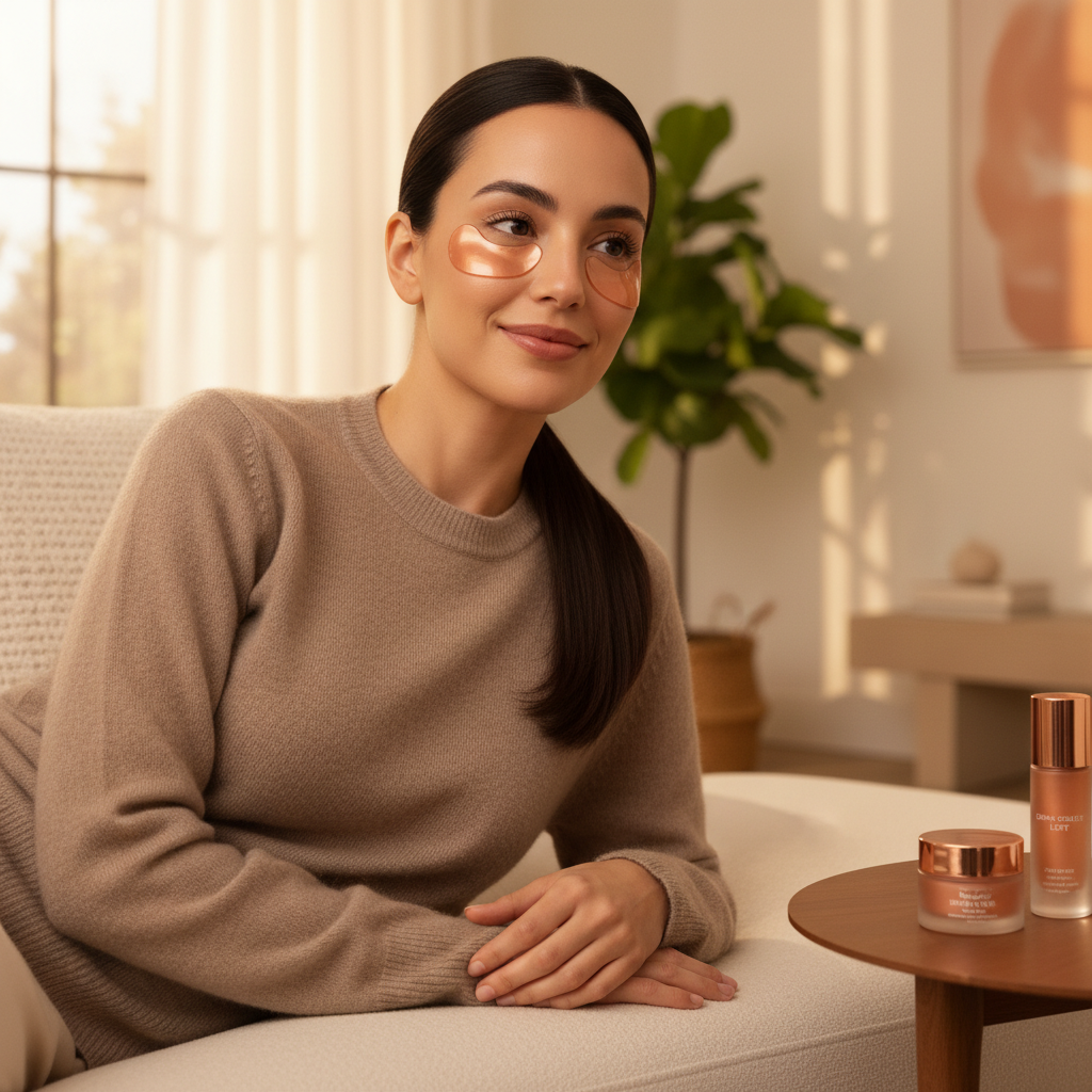 Under-Eye Hydrogel Copper Patches – Copper Leaf