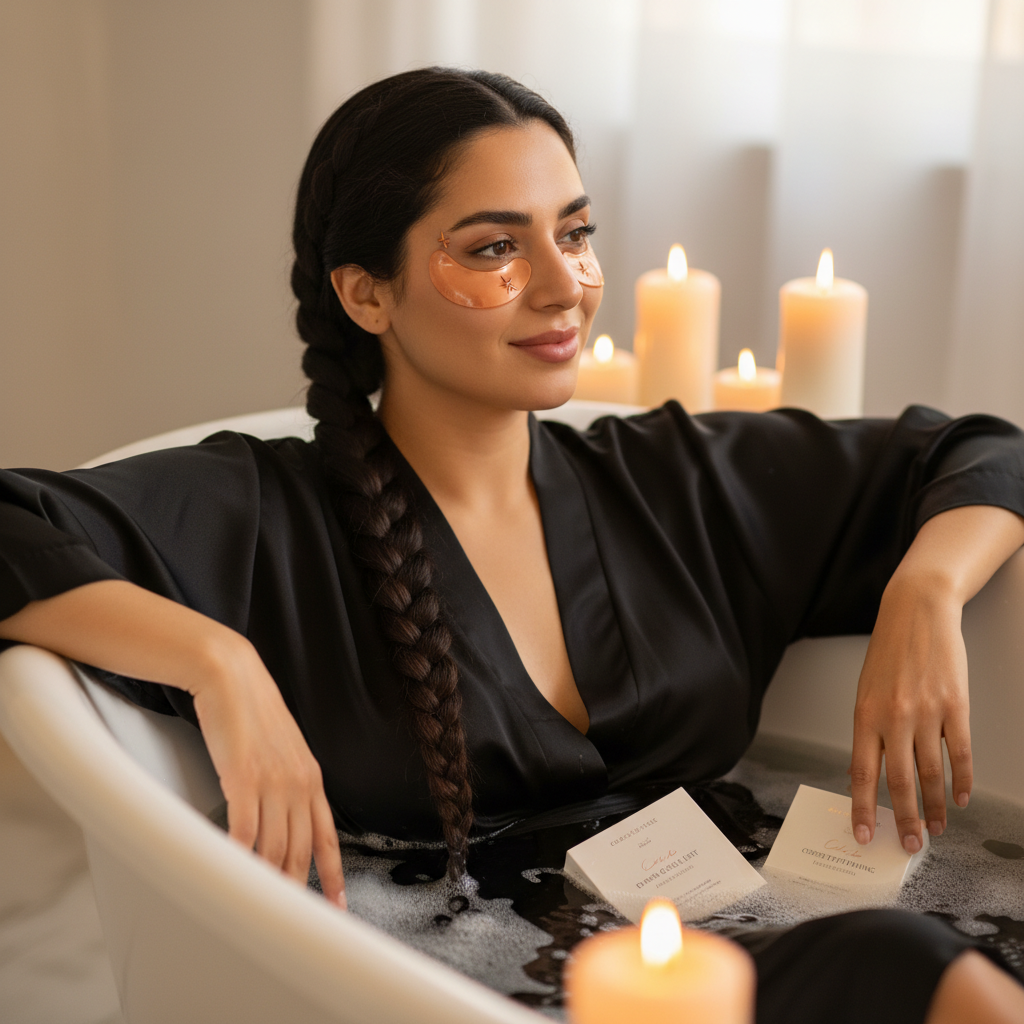 Under-Eye Hydrogel Copper Patches – Bronze Disc