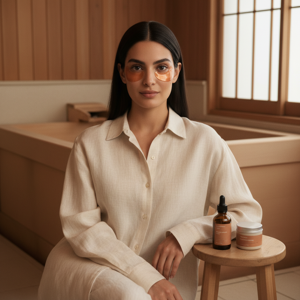 Under-Eye Hydrogel Copper Patches – Sage Stone